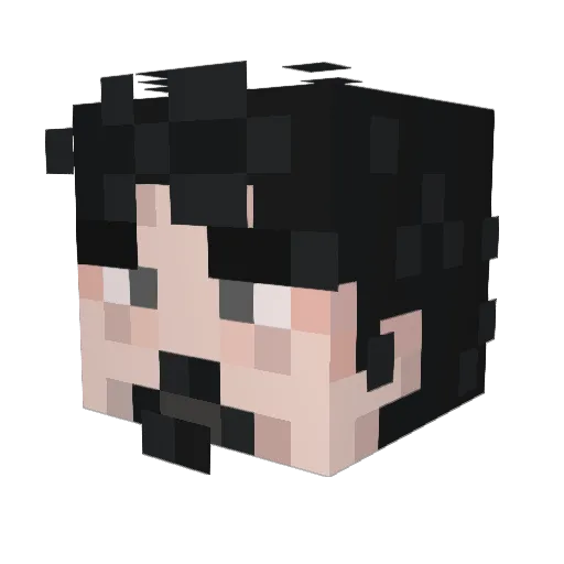 butter_101 Minecraft avatar head, 3D render
