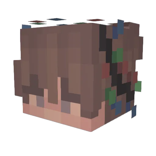 butter_catt Minecraft avatar head, 3D render