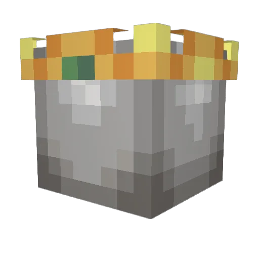 butterblock123 Minecraft avatar head, 3D render