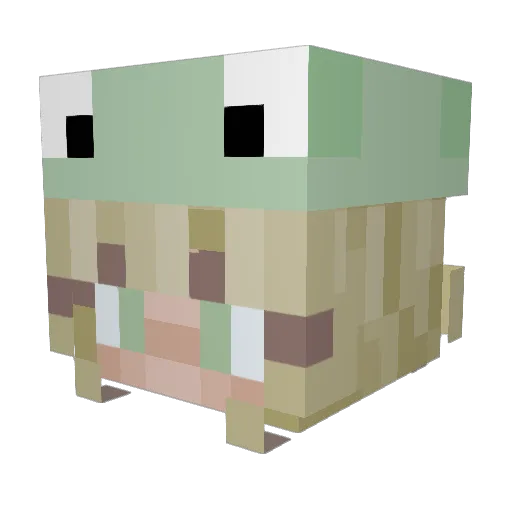 butterbrooke Minecraft avatar head, 3D render