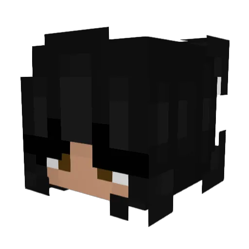 butterbrownie Minecraft avatar head, 3D render