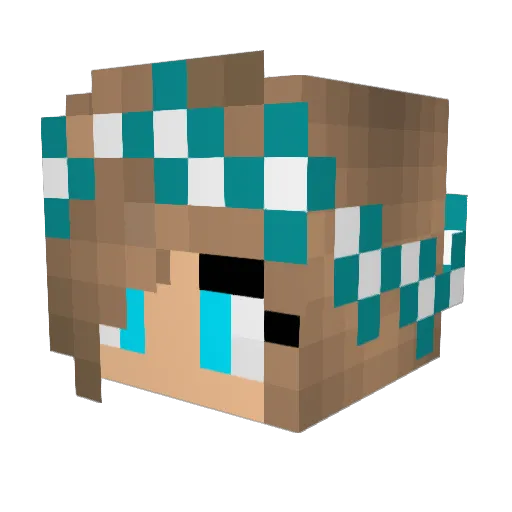 buttercak3 Minecraft avatar head, 3D render