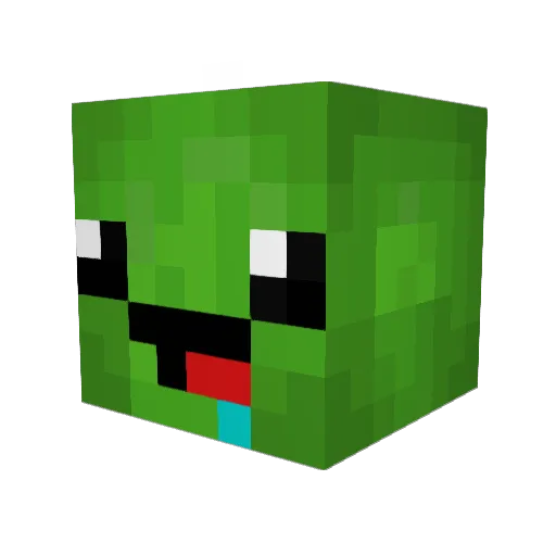 buttercuplover13 Minecraft avatar head, 3D render
