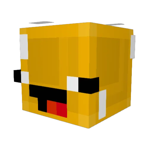 butterscotch999 Minecraft avatar head, 3D render