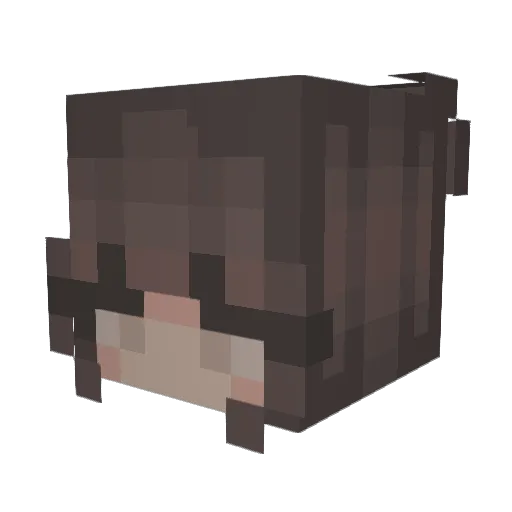 butterscotchpie1 Minecraft avatar head, 3D render