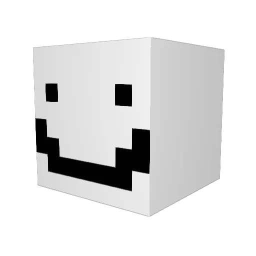 buttgobbler Minecraft avatar head, 3D render