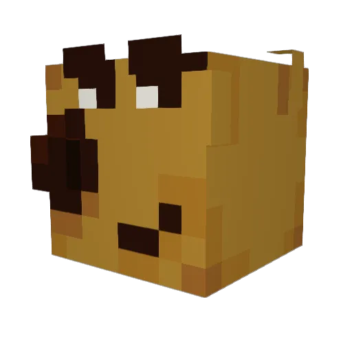 buttnugget12 Minecraft avatar head, 3D render