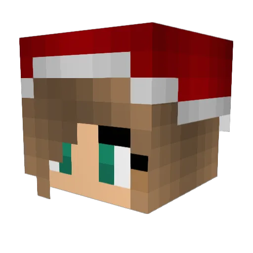 buttonsnbuckles Minecraft avatar head, 3D render