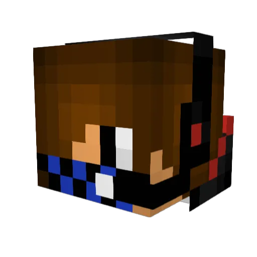 buttsfart123 Minecraft avatar head, 3D render