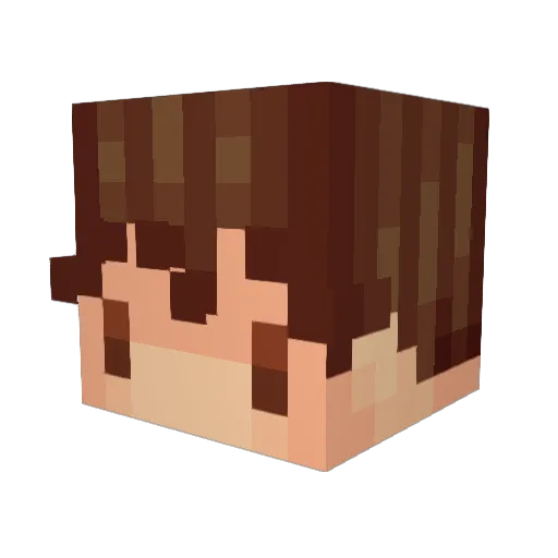 butwopper Minecraft avatar head, 3D render