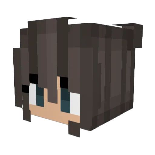 buu__41 Minecraft avatar head, 3D render