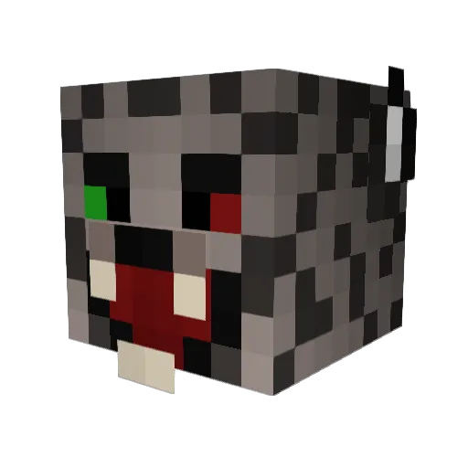 buuda95 Minecraft avatar head, 3D render
