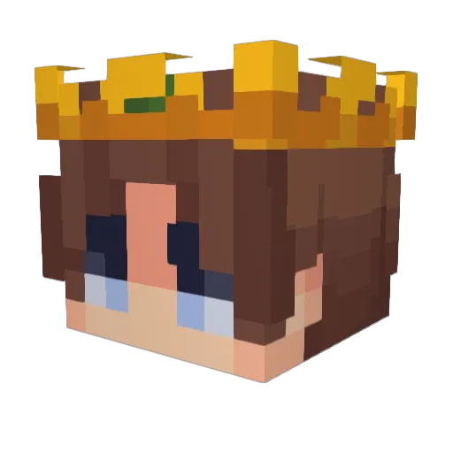 buuddyyy Minecraft avatar head, 3D render