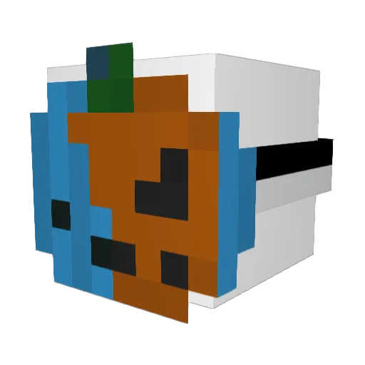 buxiangqimz Minecraft avatar head, 3D render