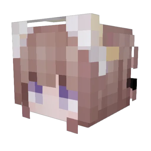 buyehou886 Minecraft avatar head, 3D render