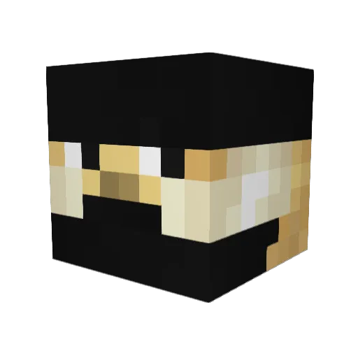 buzz031 Minecraft avatar head, 3D render