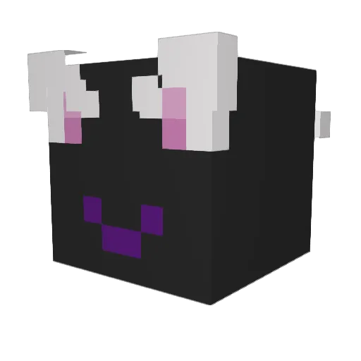 bv2n Minecraft avatar head, 3D render