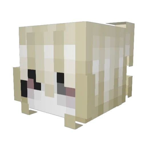 bvblyics Minecraft avatar head, 3D render