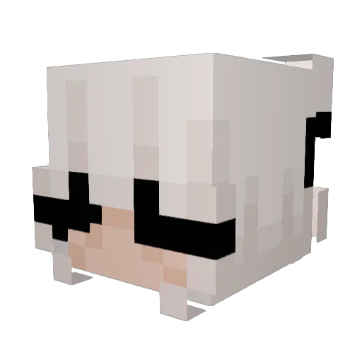 bvf_msmc_wi5 Minecraft avatar head, 3D render