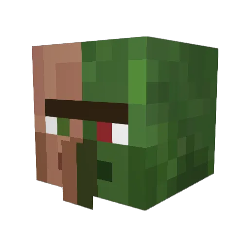bvkszpan Minecraft avatar head, 3D render