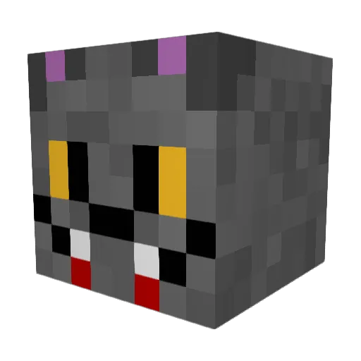 bvmer Minecraft avatar head, 3D render