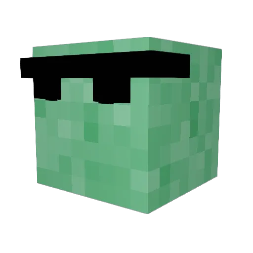 bvn68 Minecraft avatar head, 3D render