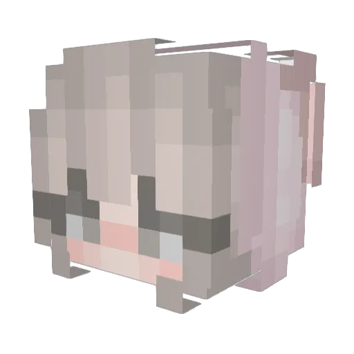 bvnnes Minecraft avatar head, 3D render