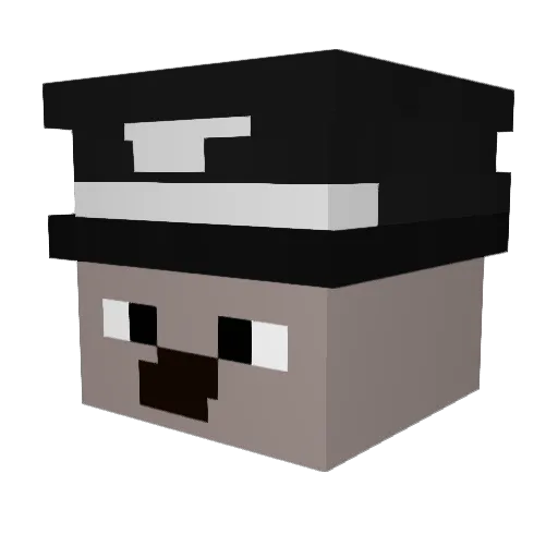 bwakeb Minecraft avatar head, 3D render