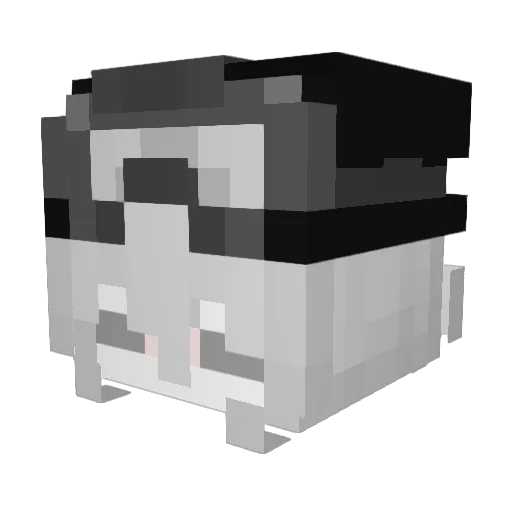 bwallistic Minecraft avatar head, 3D render