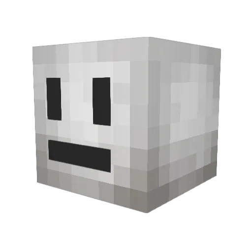 bwemty Minecraft avatar head, 3D render