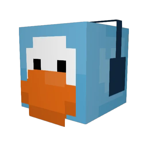 bwittmann Minecraft avatar head, 3D render
