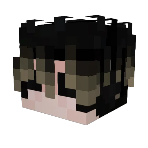bwndo Minecraft avatar head, 3D render