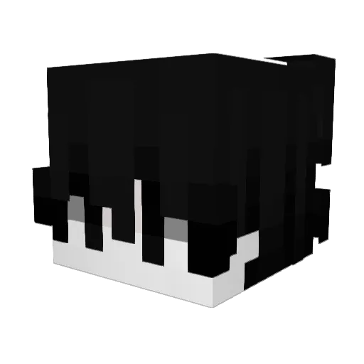 bwtc Minecraft avatar head, 3D render