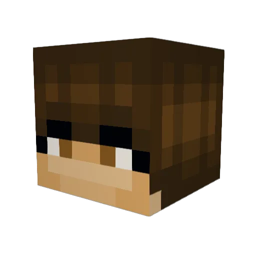 bxbeth Minecraft avatar head, 3D render