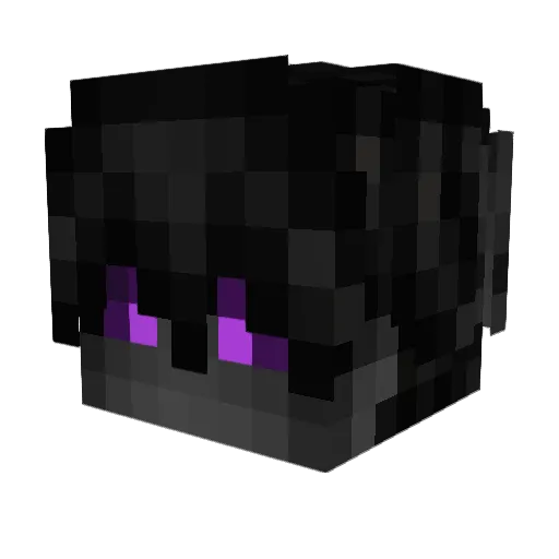 bxe Minecraft avatar head, 3D render