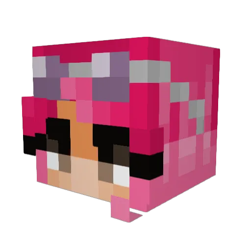 bxltyz Minecraft avatar head, 3D render