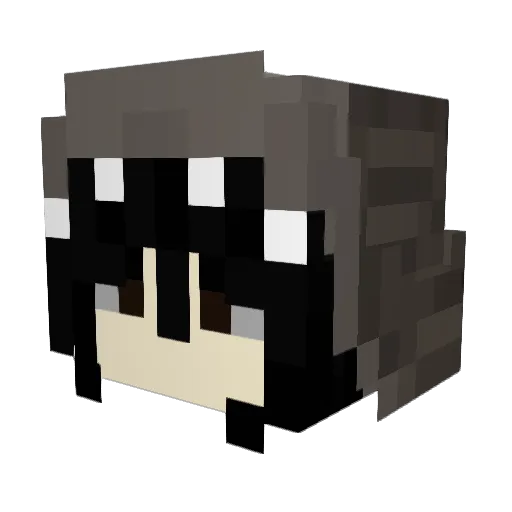 bxnnvy Minecraft avatar head, 3D render