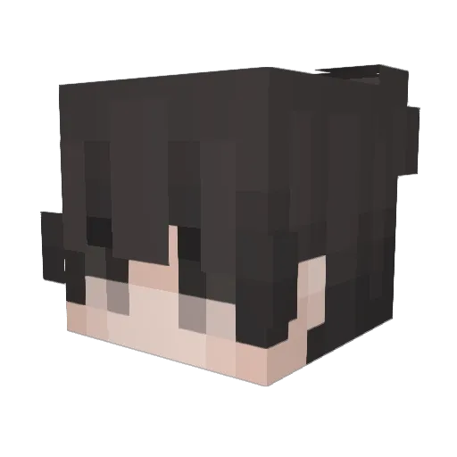 bxrev Minecraft avatar head, 3D render