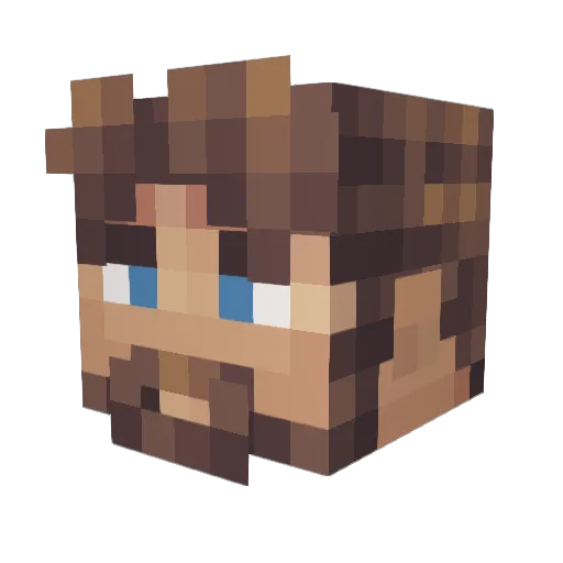bxssy Minecraft avatar head, 3D render