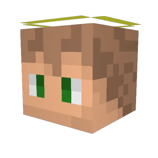 bxsti069 Minecraft avatar head, 3D render