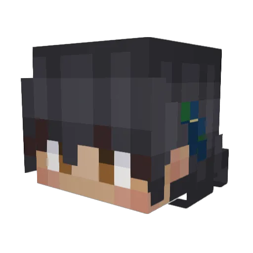 bxstxn Minecraft avatar head, 3D render