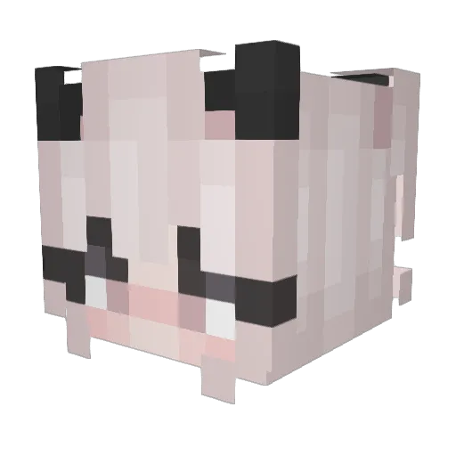 bxtchmidari Minecraft avatar head, 3D render