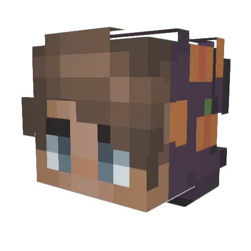 byAlex_720 Minecraft avatar head, 3D render