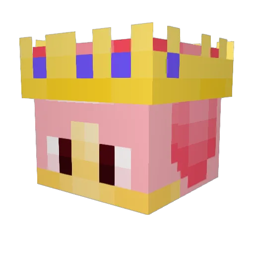 byBodega Minecraft avatar head, 3D render