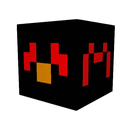 byDeviil02 Minecraft avatar head, 3D render