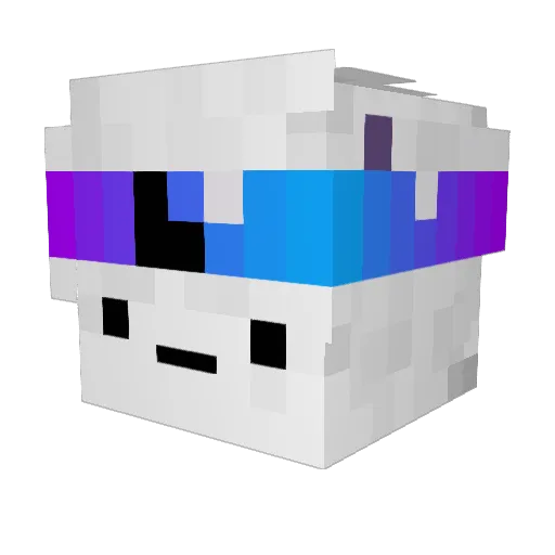 byFarox Minecraft avatar head, 3D render