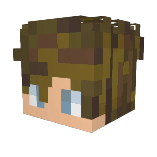 byFazen Minecraft avatar head, 3D render