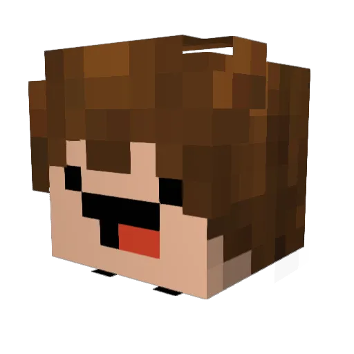 byFloyd Minecraft avatar head, 3D render