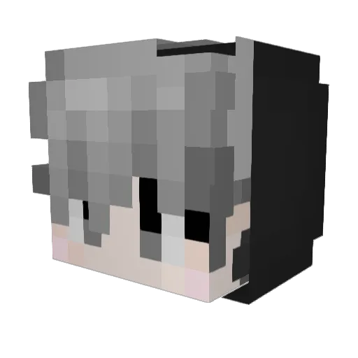 byGainful Minecraft avatar head, 3D render