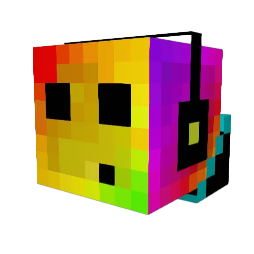 byGlorium Minecraft avatar head, 3D render